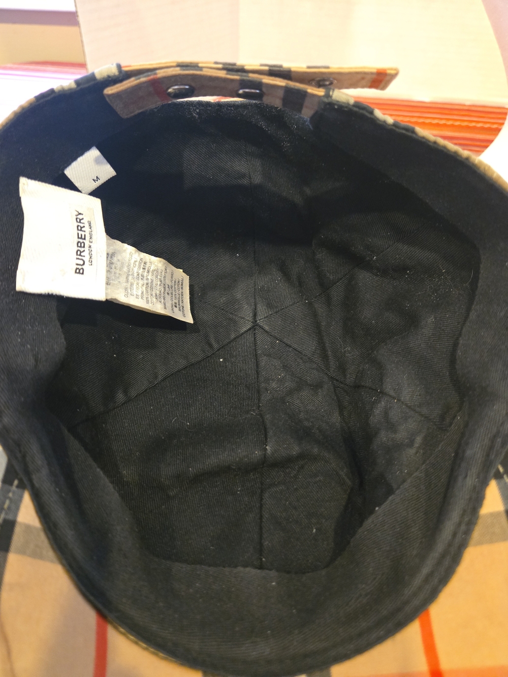 Burberry Beige Nova Check TB Monogram Archive Baseball Cap - Picture 9 of 16